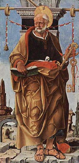 Francesco del Cossa Griffoni-Altar, ursprl. Griffonikapelle in der San Petronio in Bologna, linker Flugel oil painting image